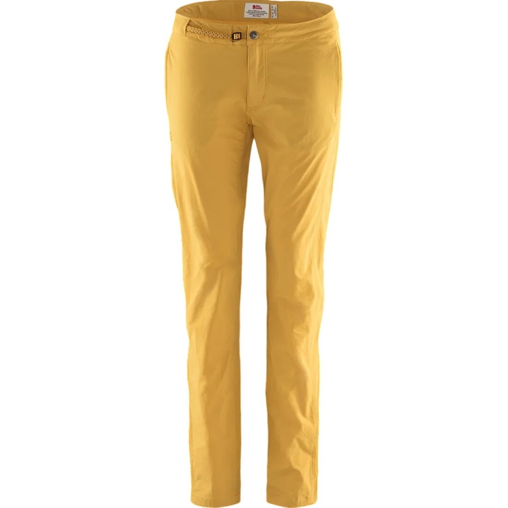 FJALL RAVEN High Coast Trail Trousers W In Ochre- Women's Size 27"-28" Regular